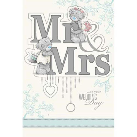 Mr & Mrs Wedding Day Me to You Bear Card £4.99